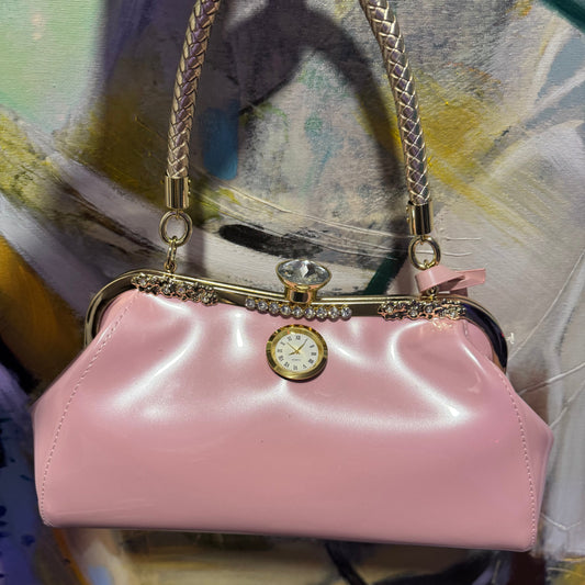 The Time is Now Purse- PINK