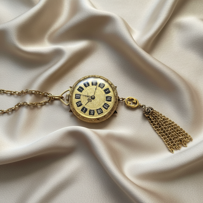 Vintage Lucerne Pocket Watch - Clock Face